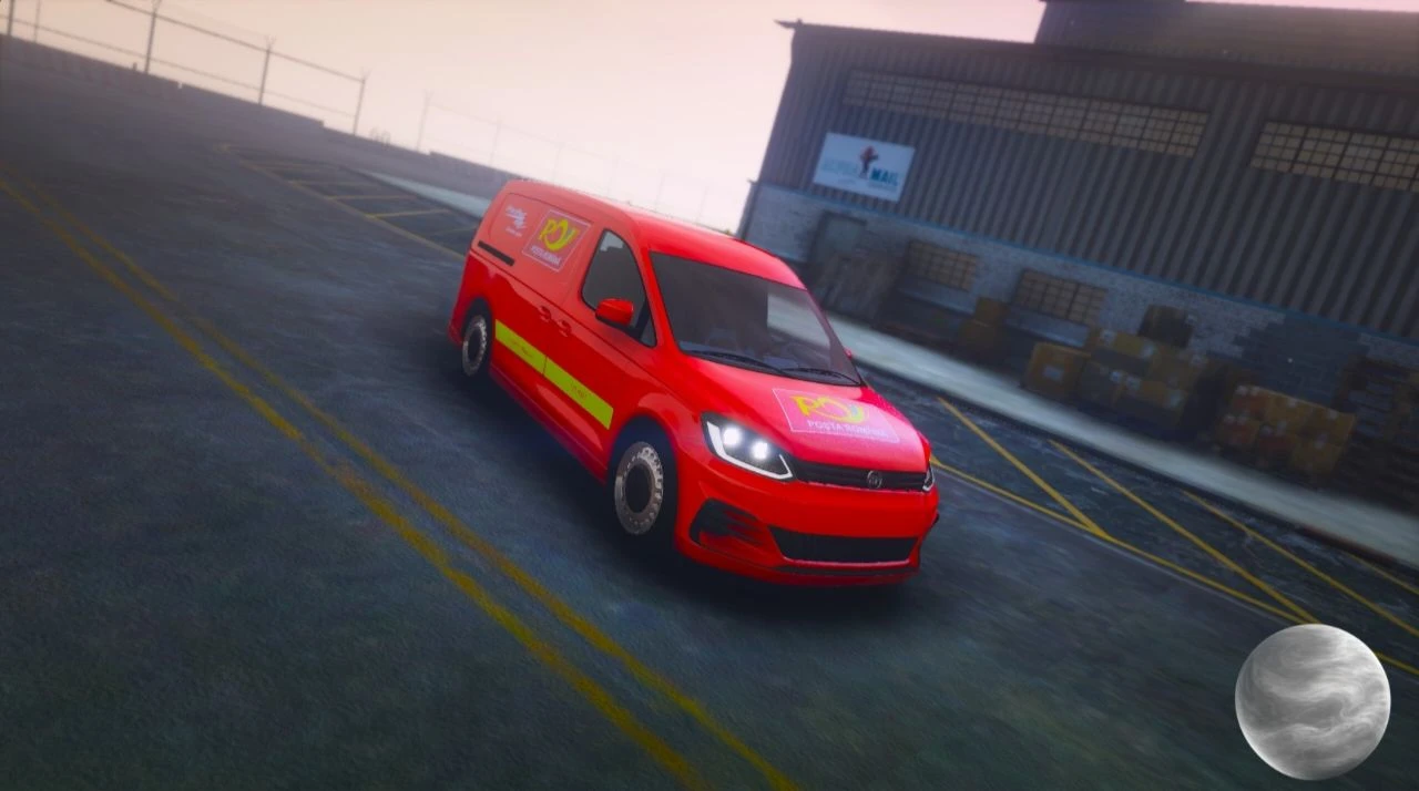 XNRU  Romanian Post Van